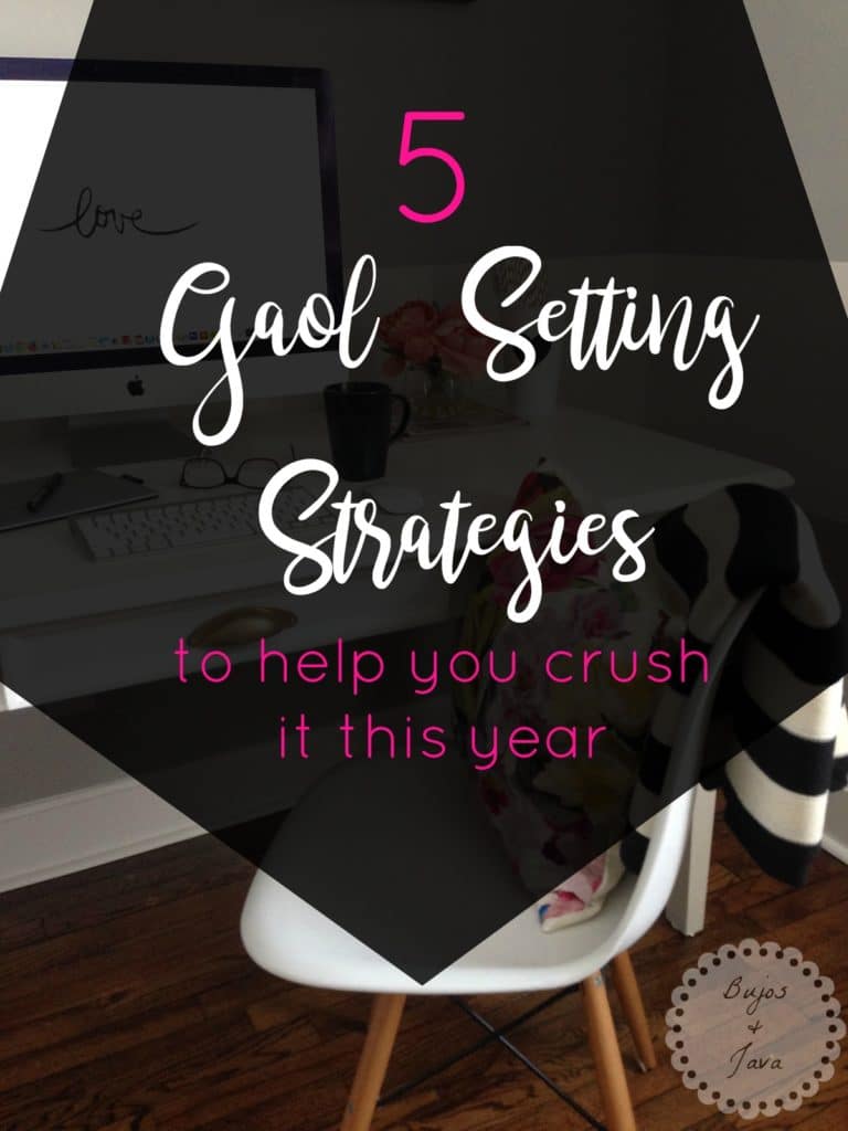 The 5 Goal Setting Strategies that will help you crush your goals this year.