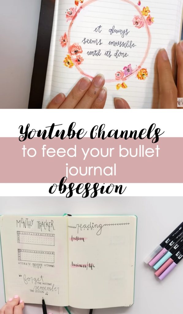 Check out these inspiring YouTube Channels for bullet journal inspiration, tips, tutorials, and more. 