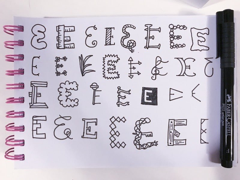creative alphabet