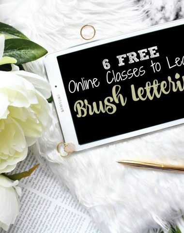 6 Free Online Classes to Learn Brush Lettering
