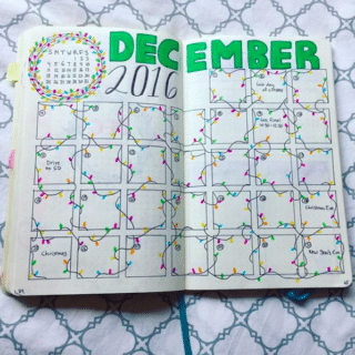 15 Christmas Bullet Journal Layout Ideas + FREE Printable Christmas ...