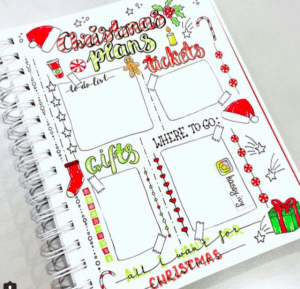15 Christmas Bullet Journal Layout Ideas + FREE Printable Christmas ...