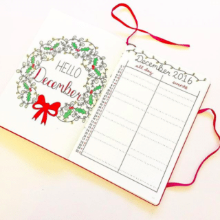 15 Christmas Bullet Journal Layout Ideas + FREE Printable Christmas ...