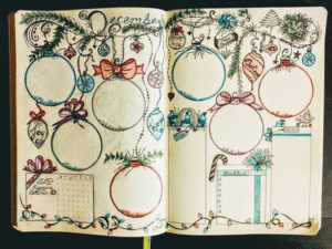 15 Christmas Bullet Journal Layout Ideas + FREE Printable Christmas ...