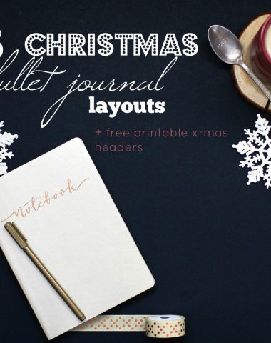 Check out these 15 beautiful Christmas Bullet Journal Layouts to get some planning inspiration
