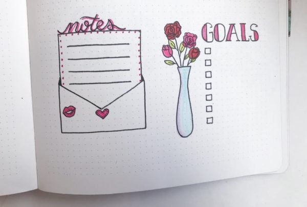 February 2018 Bullet Journal Inspiration &amp; Free Printable Cover Page ⋆ ...
