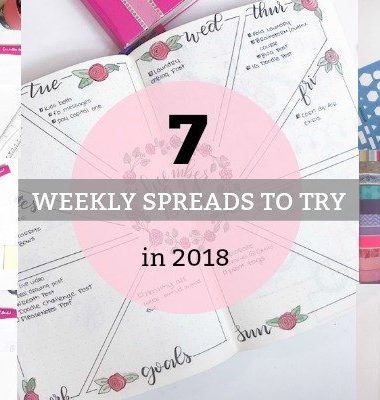 7 Weekly Spreads to Try in Your Bullet Journal in 2018