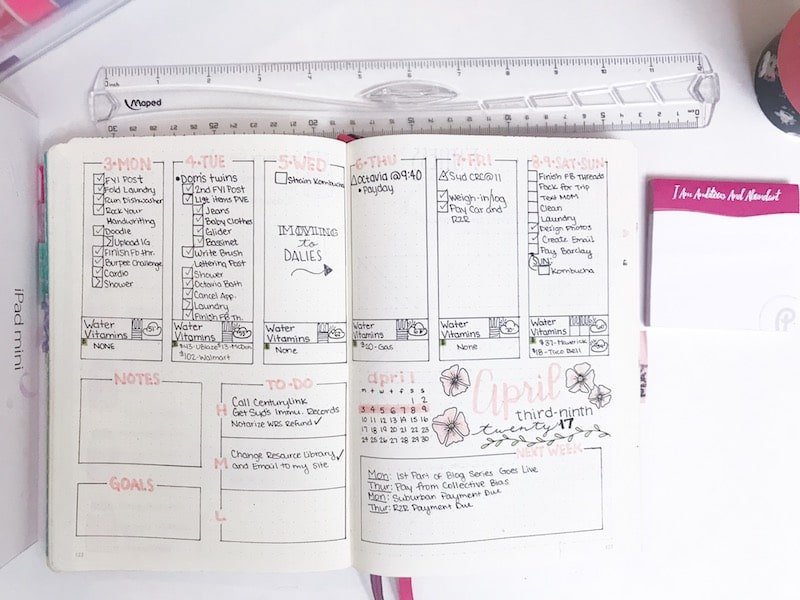 7 Weekly Spreads to Try in Your Bullet Journal in 2018