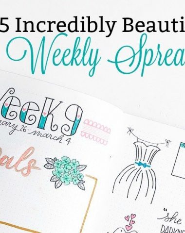 15 Incredibly Beautiful Weekly Spreads