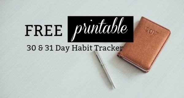 Free Printable A5 Habit Tracker ⋆ The Petite Planner