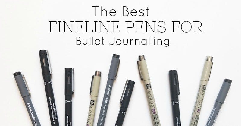 The 3 Best Fineline Pens for Bullet Journalling