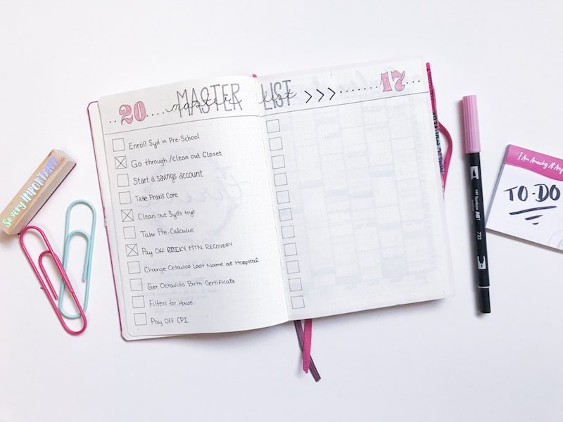 How to Use a Master Task List to be More Productive