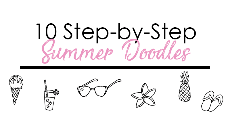 Verwonderend 10 Step-by-Step Summer Doodles for Your Bullet Journal ⋆ The RA-37