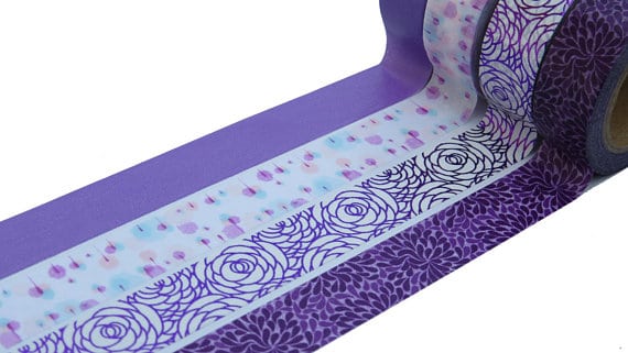Purple Washi Tape Bundle
