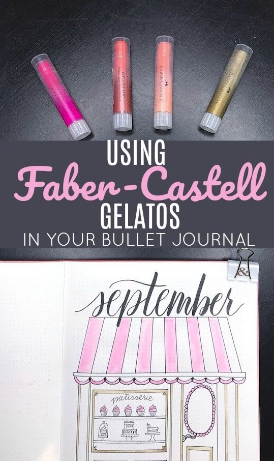 Using Faber-Castell Gelatos in your bullet journal