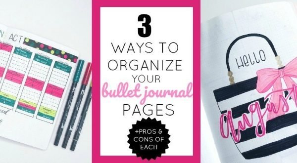3 Ways to Organize Your Bullet Journal Pages ⋆ The Petite Planner