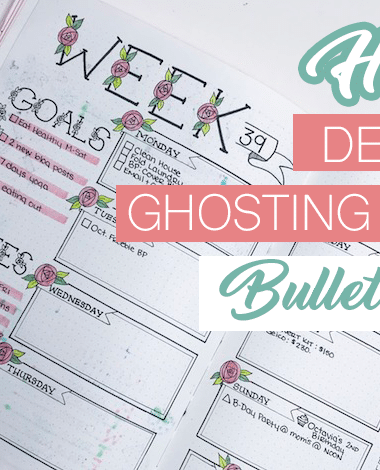 How to deal with Bleeding and Ghosting in your Bullet Journal