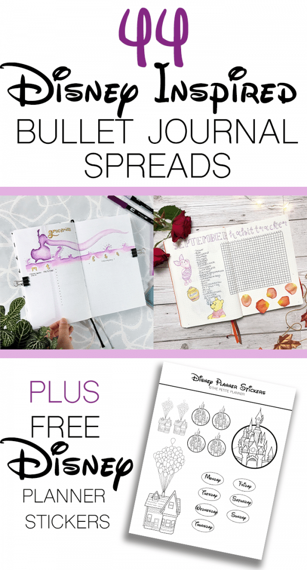 44 Magical Disney Inspired Bullet Journal Ideas Your Inner Child Will ...