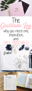 Bullet Journal Gratitude Log: Your Key to Happiness ⋆ The Petite Planner