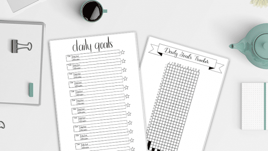 Free Printable Mental Health Bullet Journal Spreads ⋆ The Petite Planner