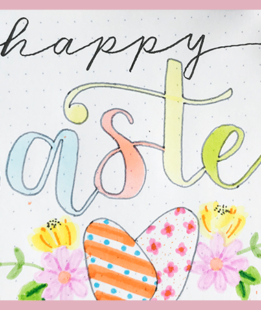 17 Incredible Easter Bullet Journal Ideas for April