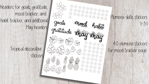 May 2019 Printable Bullet Journal Kit ⋆ The Petite Planner