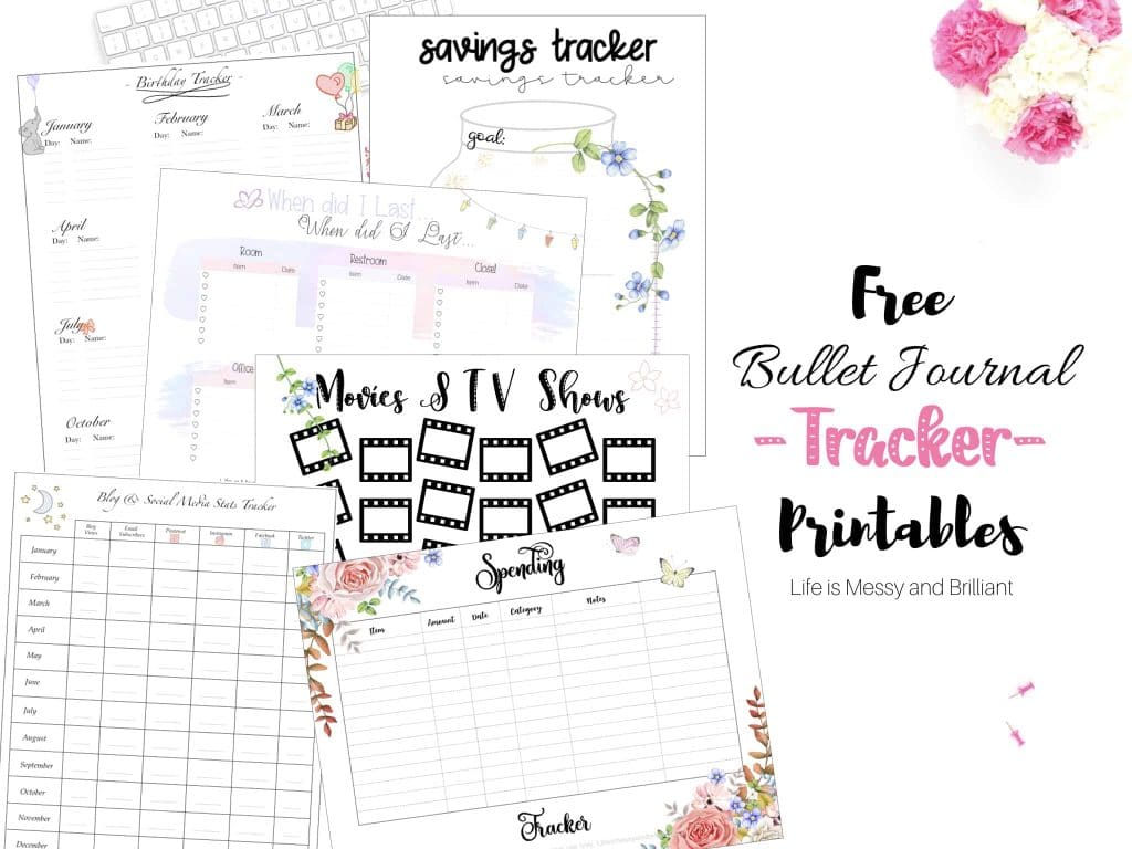 The Best Place to get Free Bullet Journal Printables