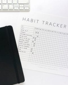 21 Free Printable Habit Trackers ⋆ The Petite Planner