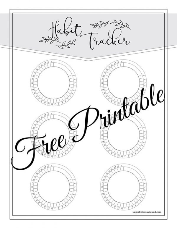 21 Free Printable Habit Trackers ⋆ The Petite Planner