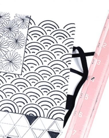 Examples of patterns to draw in bullet journal and planners