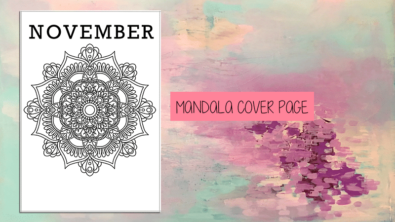 November Mandala Cover Page