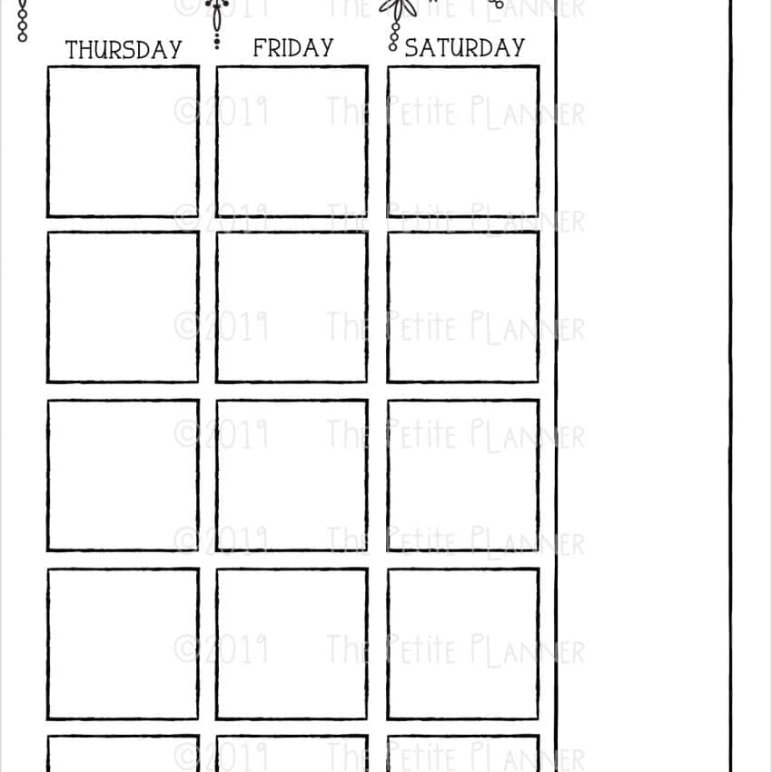 January 2020 Printable Bullet Journal Kit ⋆ The Petite Planner
