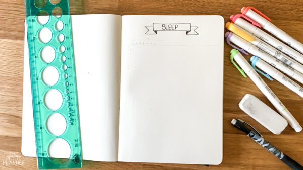 EASY Bullet Journal Sleep Tracker &amp; FREE Printable ⋆ The Petite Planner