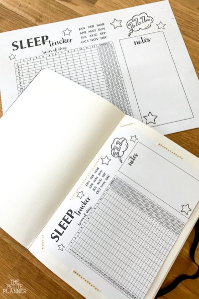 EASY Bullet Journal Sleep Tracker & FREE Printable ⋆ The Petite Planner