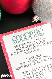 FREE Printable Elf on the Shelf Goodbye Letter (Makes Elf Easy!)