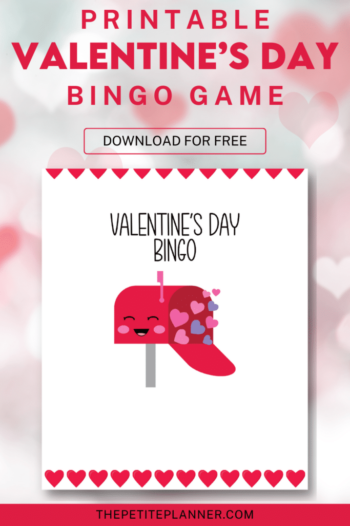 Free Printable Valentine Bingo Cards