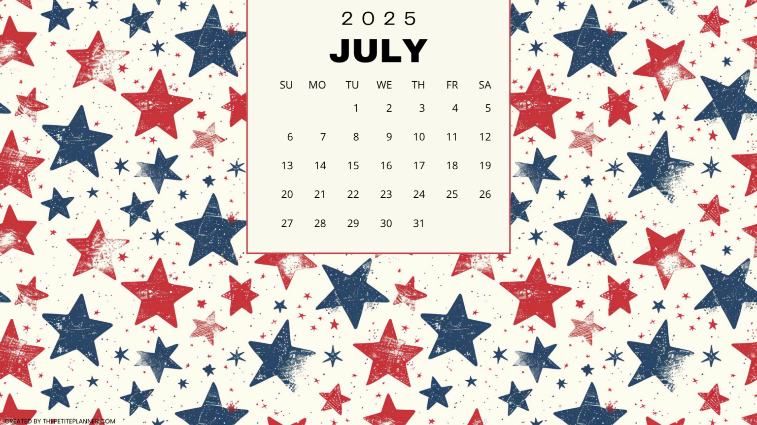 Free July Background & Wallpaper for Your Computer!