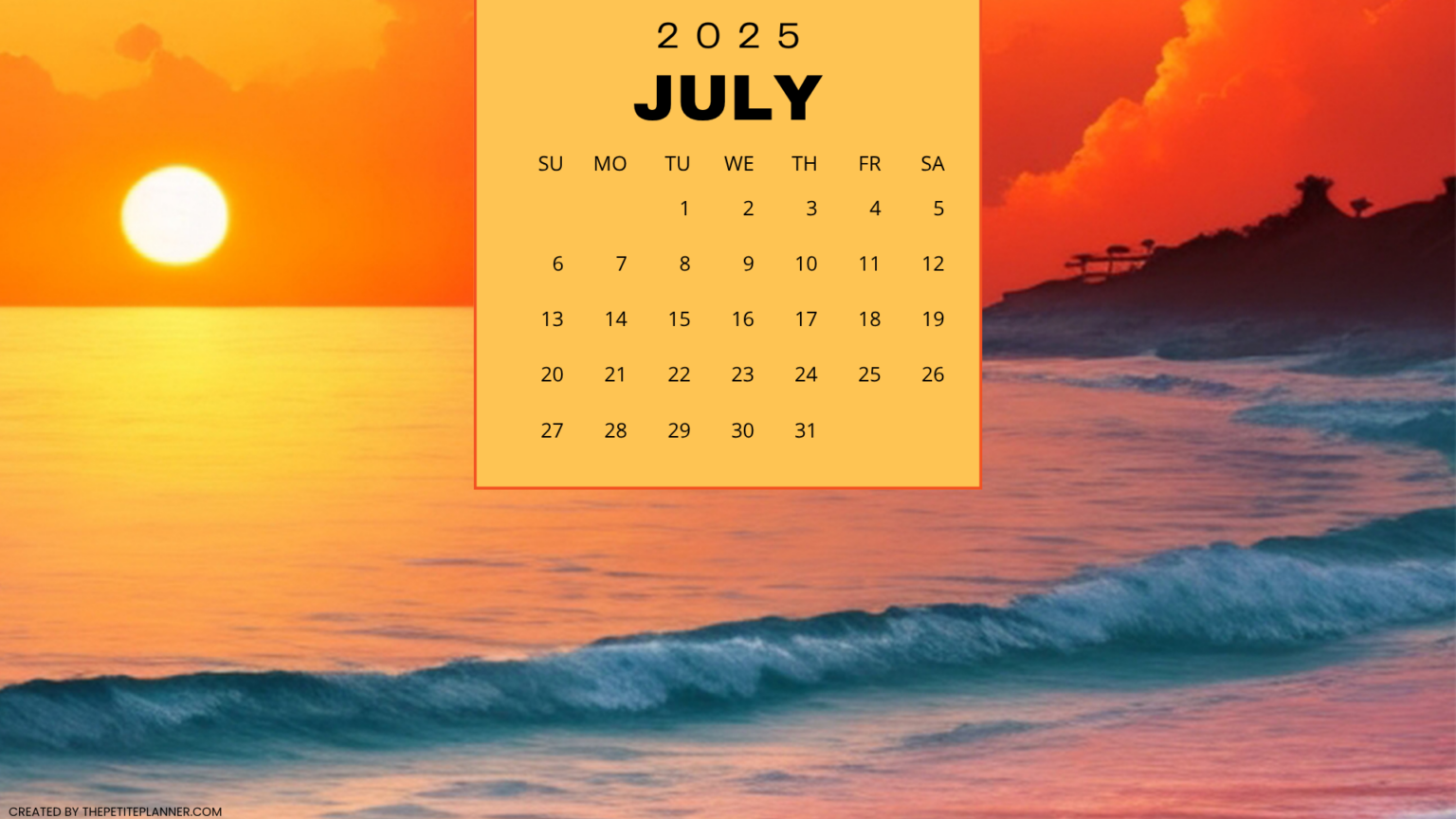 Free July Background & Wallpaper for Your Computer!