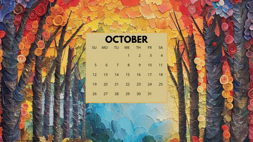 October Desktop Wallpaper (Free Downloads!)