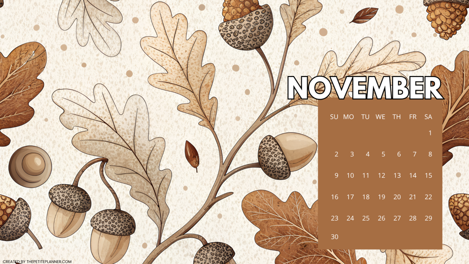 November Wallpaper for Desktop (Free Downloads!)