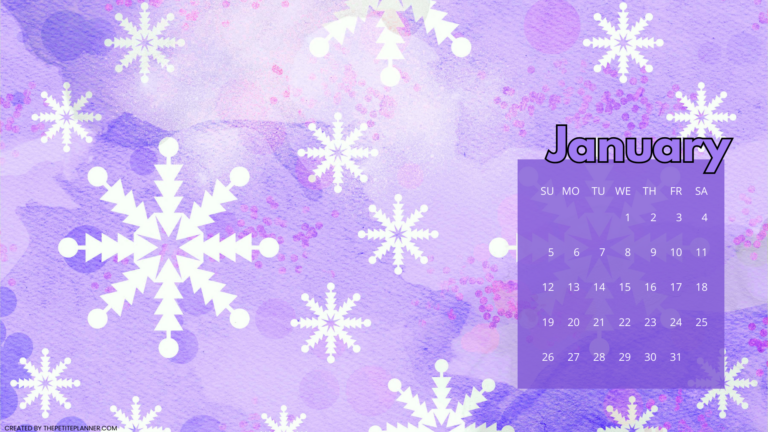 January Desktop Wallpapers for 2025!
